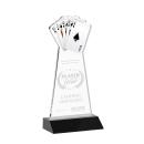 Poker Black Unique Crystal Award