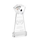 Poker Clear on Alberton Base Unique Crystal Award