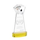 Poker Gold on Alberton Base Unique Crystal Award