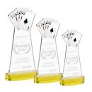 Poker Gold on Alberton Base Unique Crystal Award