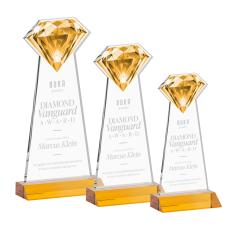 Gemstone Amber Crystal Award - Awards and Trophies