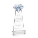 Gemstone Clear on Alberton Base Crystal Award