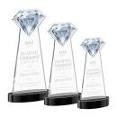 Gemstone Black on Alberton Base Crystal Award