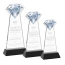 Gemstone Black on Hartford Base Crystal Award