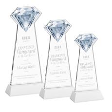Gemstone White on Hartford Base Crystal Award - Awards and Trophies