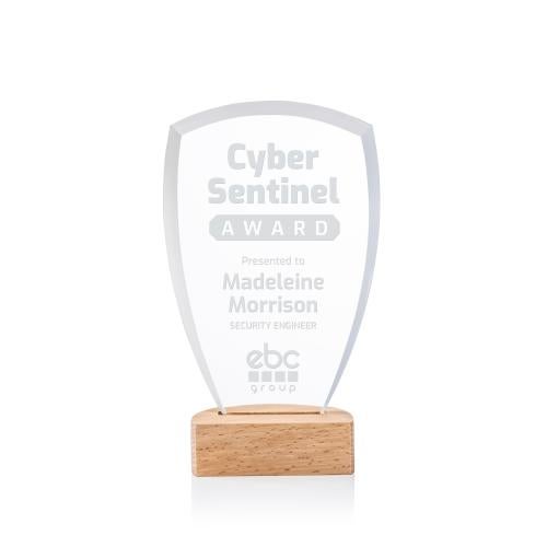 Awards and Trophies - Crystal Awards - Hendrick Unique Crystal Award