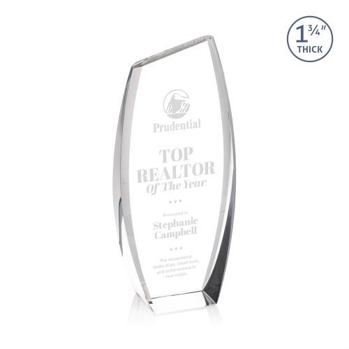 Awards and Trophies - Crystal Awards - Colorado Clear Peaks Crystal Award