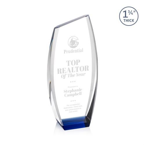 Awards and Trophies - Crystal Awards - Colorado Blue Peaks Crystal Award