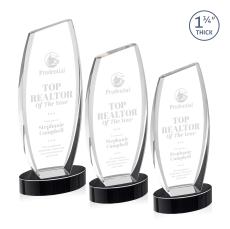 Colorado Black on Base Peaks Crystal Award - Awards and Trophies