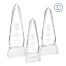 Cheswick Clear on Entwhistle Base Obelisk Crystal Award