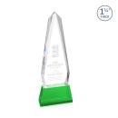 Cheswick Green on Entwhistle Base Obelisk Crystal Award