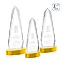 Cheswick Gold on Alberton Base Obelisk Crystal Award