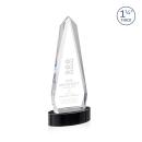 Cheswick Black on Alberton Base Obelisk Crystal Award
