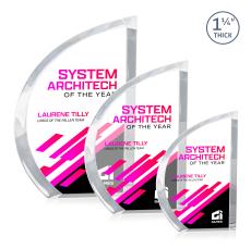 Fenworth Full Color Unique Crystal Award - Full Color Imprint