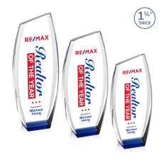 Colorado Full Color Blue Peaks Crystal Award - Full Color Imprint