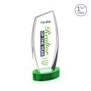 Colorado Full Color Green on Base Peaks Crystal Award