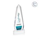 Cheswick Full Color White on Alberton Base Obelisk Crystal Award