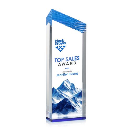 Awards and Trophies - Crystal Awards - Haverhill Full Color Towers Crystal Award
