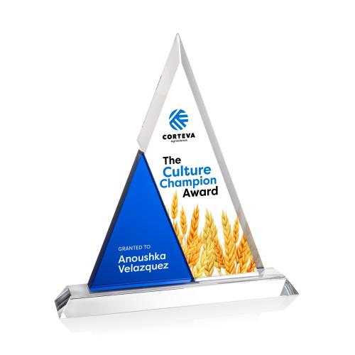 Awards and Trophies - Crystal Awards - Spokane Full Color Crystal Award