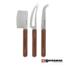 Swissmar&reg; Timber Cheese Knife Set
