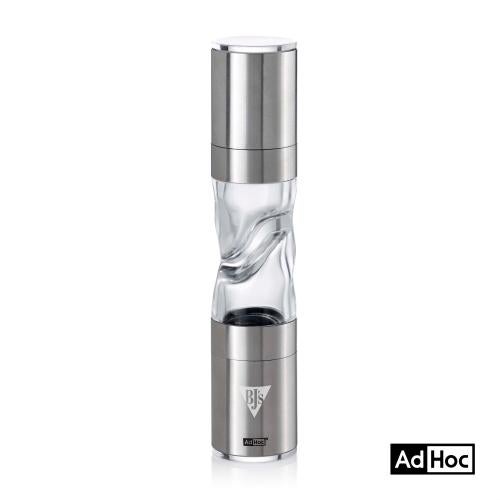 Promotional Products - Housewares - Salt & Pepper Mills - AdHoc&reg; Duomill Pure Salt & Pepper Mill