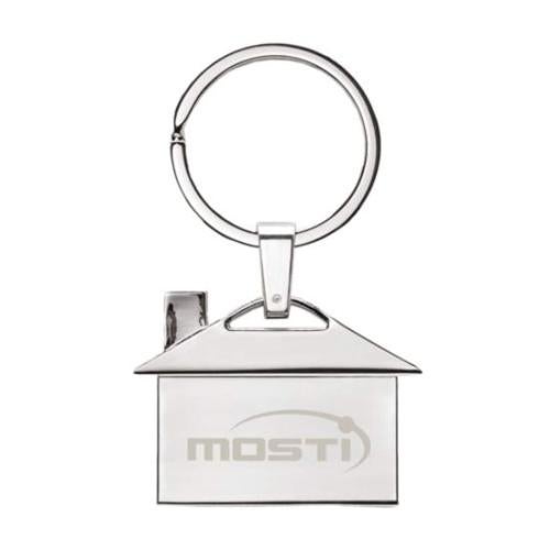 Promotional Products - Auto and Tools - Keyrings - House Shape Key Ring