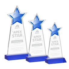 Starlite Blue Star Crystal Award - Star Awards