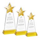 Starlite Gold on Hartford Base Star Crystal Award