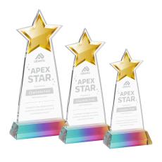 Starlite Prismatic on Hartford Base Star Crystal Award - Star Awards