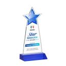 Starlite Full Color Blue Star Crystal Award
