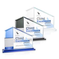Castlewood Full Color Silver Crystal Award - Awards and Trophies