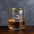 Aberfoyle Gold Rim Whiskey Taster - Deep Etch