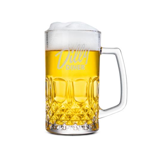 Corporate Gifts - Barware - Pilsners & Steins - Bierfaust Beer Stein - Deep Etch