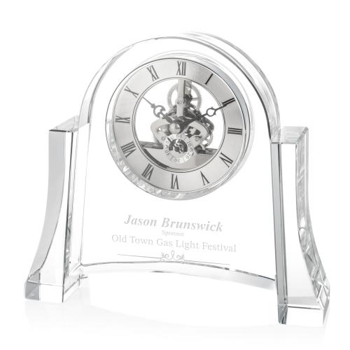 Corporate Gifts - Clocks - Sulfolk Clock - Silver