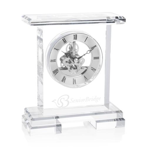 Corporate Gifts - Clocks - Todmorden Clock - Silver