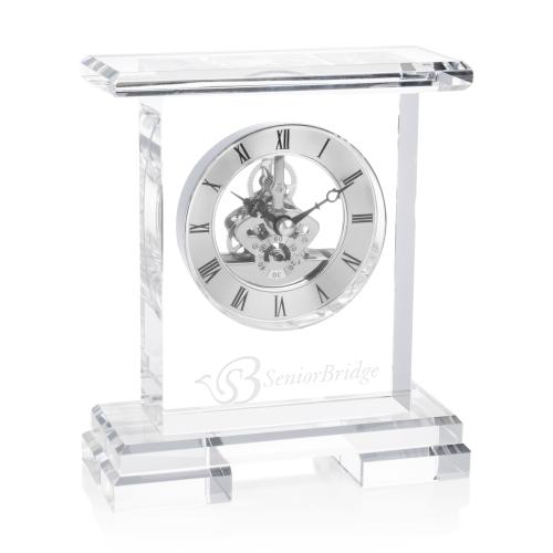 Corporate Gifts - Clocks - Todmorden Clock - Silver