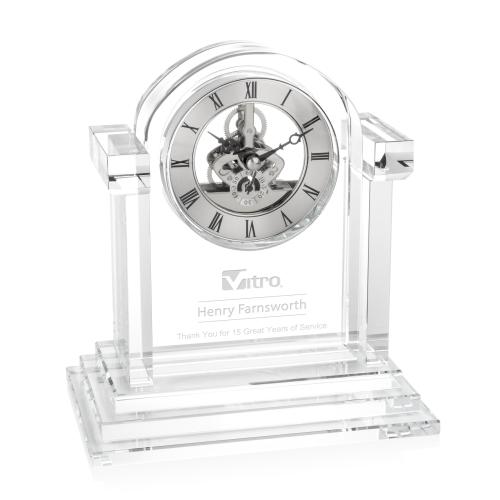 Corporate Gifts - Clocks - Velia Clock - Silver