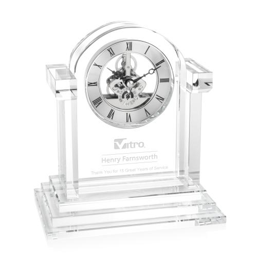 Corporate Gifts - Clocks - Velia Clock - Silver