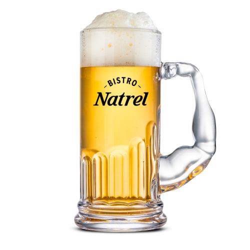 Corporate Gifts - Barware - Pilsners & Steins - Muscle Man Beer Stein - Imprinted