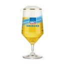 Tucson Gold Rim Beer Glass - Full Color
