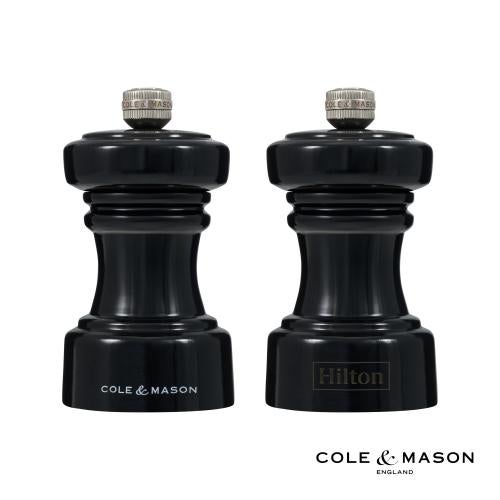 Promotional Products - Housewares - Salt & Pepper Mills - Cole & Mason&trade; Hoxton Gloss Collection Pepper Mill - Black