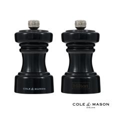 Cole & Mason Hoxton Gloss Collection Pepper Mill - Black - Salt & Pepper Mills