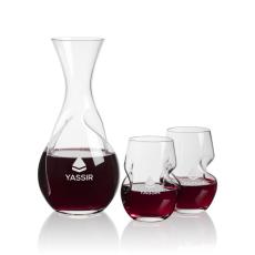 Employee Gifts - Tallandale Carafe & Stemless Wine
