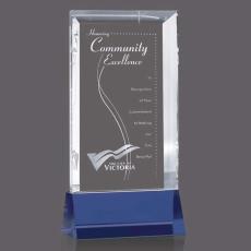Nelson Rectangle Crystal Award - Awards and Trophies