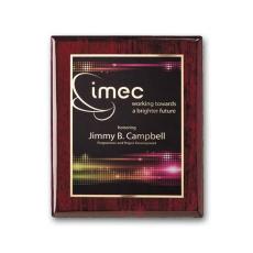 SpectraPrint Plaque - Rosewood Gold - Full Color Plaques