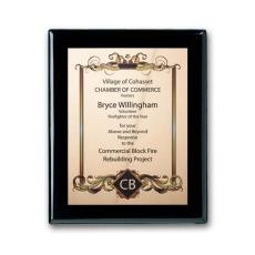SpectraPrint Plaque - Ebony Gold - Full Color Plaques