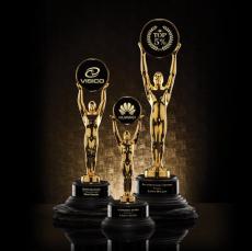 Champion Circle on Ebony Metal Award - Unique Awards