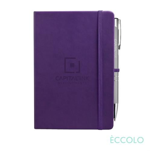 Promotional Products - Journals & Notebooks - Gift Sets - Eccolo&reg; Cool Journal/Clicker Pen - (M)