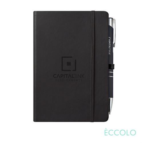 Promotional Products - Journals & Notebooks - Gift Sets - Eccolo&reg; Cool Journal/Clicker Pen - (M)
