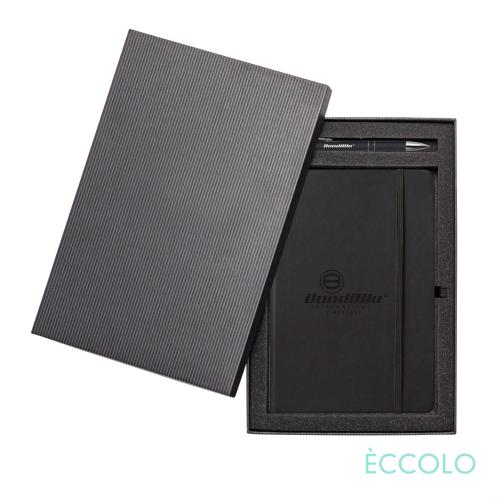 Promotional Products - Journals & Notebooks - Gift Sets - Eccolo&reg; Cool Journal/Clicker Pen Gift Set - (M)